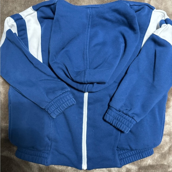 Lacoste blue boys size 3T zipper sweater with hood. Still in great condition. - Picture 3 of 4
